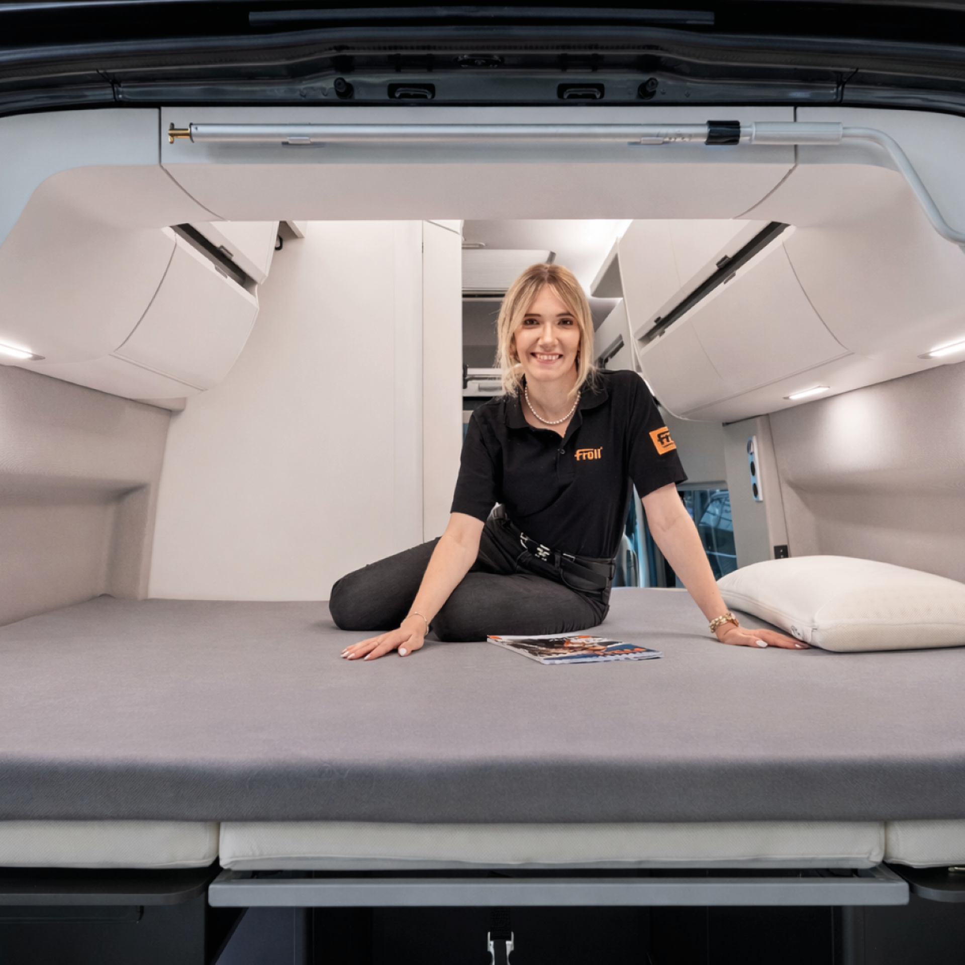 Spannbettlaken für VW Grand California 600 Heckbett Topper