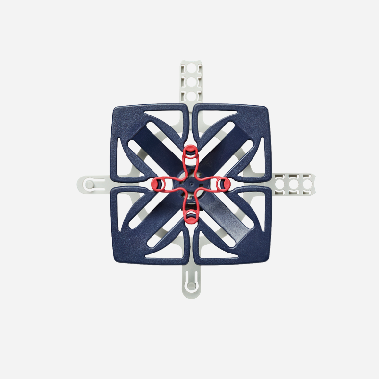 Froli Travel Federelement mit integriertem Spannkreuz in Frontalansicht