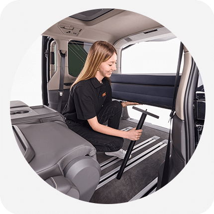 Stützfuß-Set für VW T7 Multivan